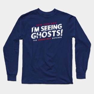 Patriots Seeing Ghosts Boogeymen Defense Long Sleeve T-Shirt